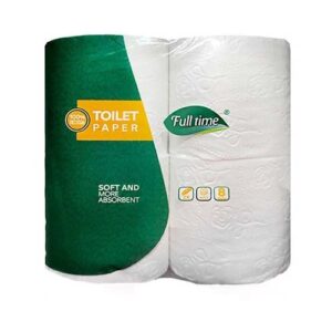 دستمال کاغذی توالت چهارلا نایلونی 8 رول فول تایم
