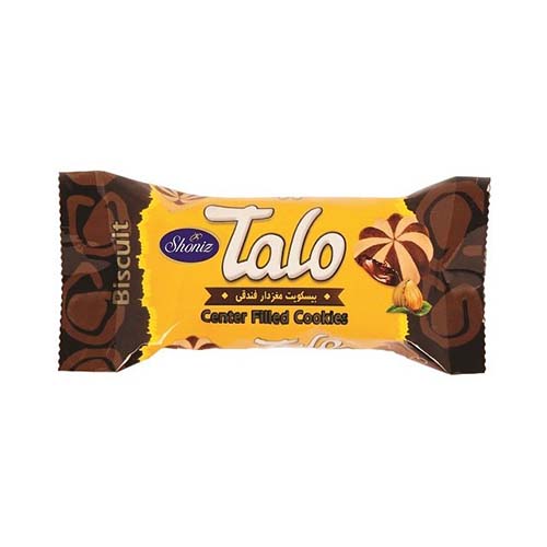 بیسکوئیت مغزدار تالو 4ع 30g شونیز بیسکوئیت مغزدار تالو 4ع 30g شونیز