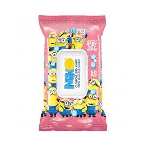 دستمال مرطوب کودکحاوی کالاندولای 50 برگی درب دار نینو