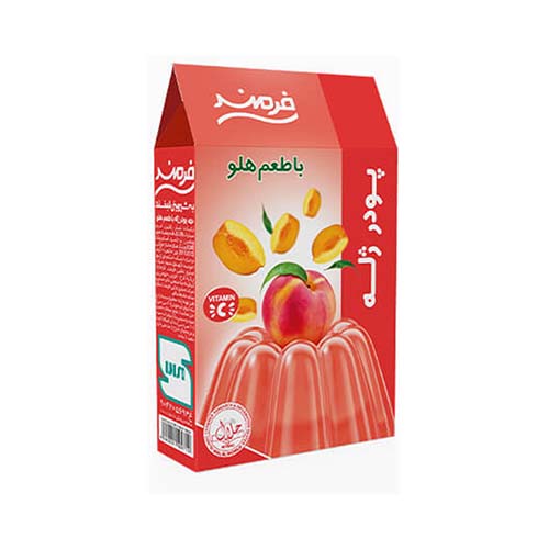 پودرژله 100g هلو فرمند پودرژله 100g هلو فرمند