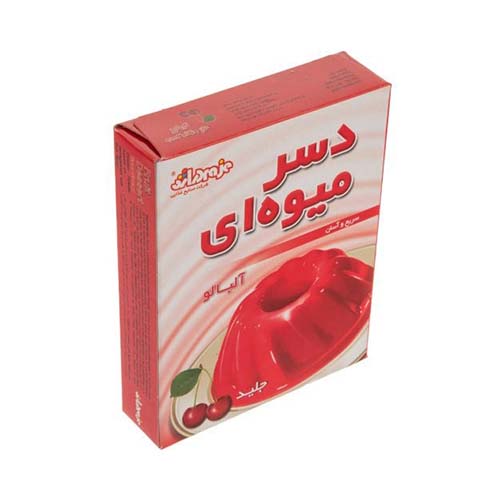 دسر آلبالو 50g جلی دی دسر آلبالو 50g جلی دی