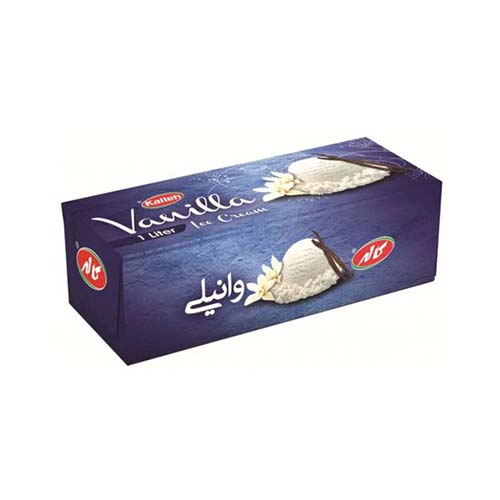 بستني پاکتي ليتري طعم وانيلي 500گرم کاله بستني پاکتي ليتري طعم وانيلي 500گرم کاله