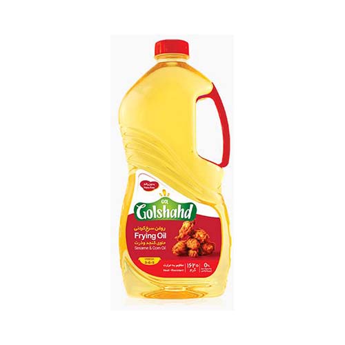 روغن سرخ کردنی ذرت و کنجد 1620گ PET گلشهد روغن سرخ کردنی ذرت و کنجد 1620گ PET گلشهد