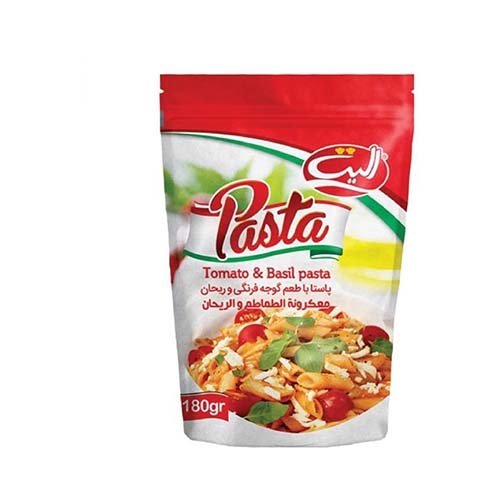 ماکارونی نیمه آماده با طعم گوجه فرنگی و ریحان الیت ماکارونی نیمه آماده با طعم گوجه فرنگی و ریحان الیت
