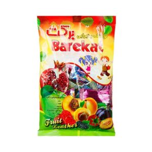 لواشک ترش پذیرایی بسته سلفونی 300 گرم برکت