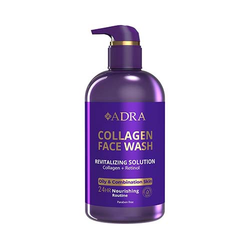 فیس واش کلاژن 500میل آدرا فیس واش کلاژن 500میل آدرا