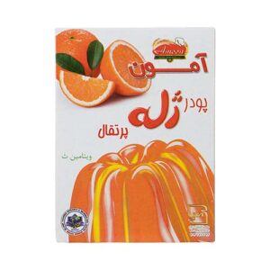 پودر ژله با طعم پرتقال100g آمون