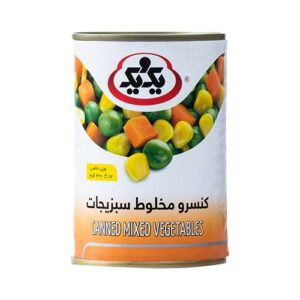 کنسرو مخلوط سبزیجات درب آ.ب 400گ یک و یک