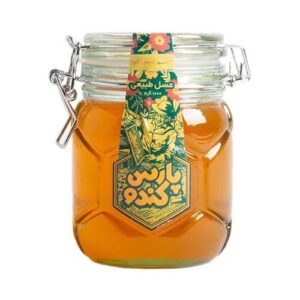عسل شيشه درب چفتي 1ک پارس کندو