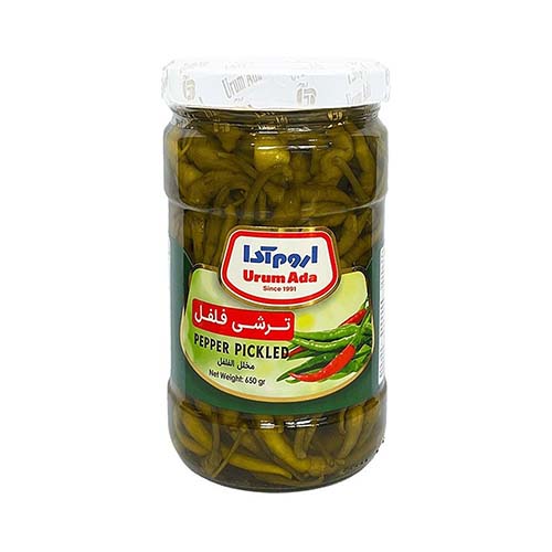 ترشی فلفل 600گ اروم آدا