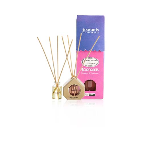 خوشبوکننده سری فانی رایحه چوب صندل/میوه جنگلی (20ml*2) درامیس