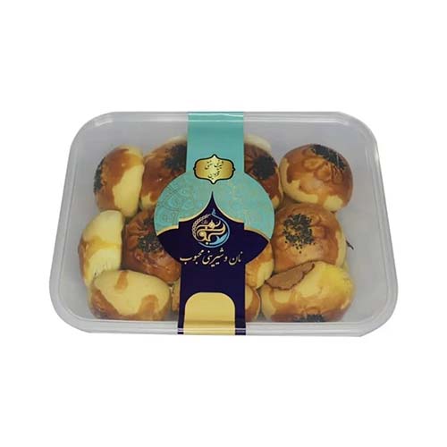 شیرینی کلوچه گردویی ظرف فریزری 450 گ محبوب