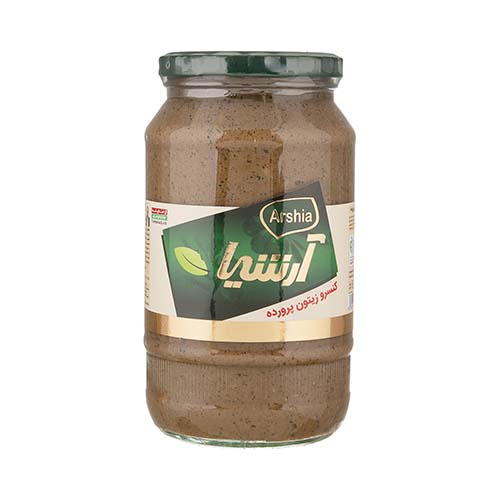 زیتون فرآوری شده با مغز بادام زمینی 1000گ آرشیا