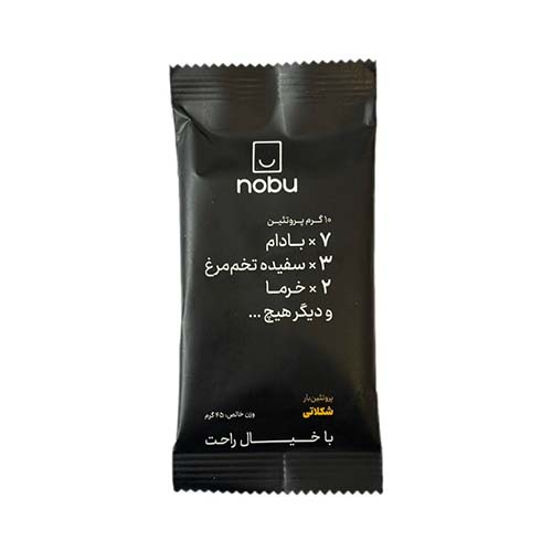 پروتئین بار شکلات و میکس بریز 45 گ نوبو