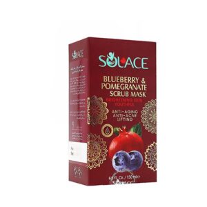 ماسک لایه بردار و روشن کننده مناسب پوست خشک حاوی عصاره انار و رایحه بلوبری 150م عطر آگین