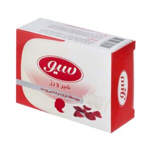 صابون دستشوییگل رزپروتئین شیرروغن بادام125گ سیو