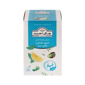 دمنوش لیمو،نعنا و چای سبز 20 ع 30گ Slim احمد
